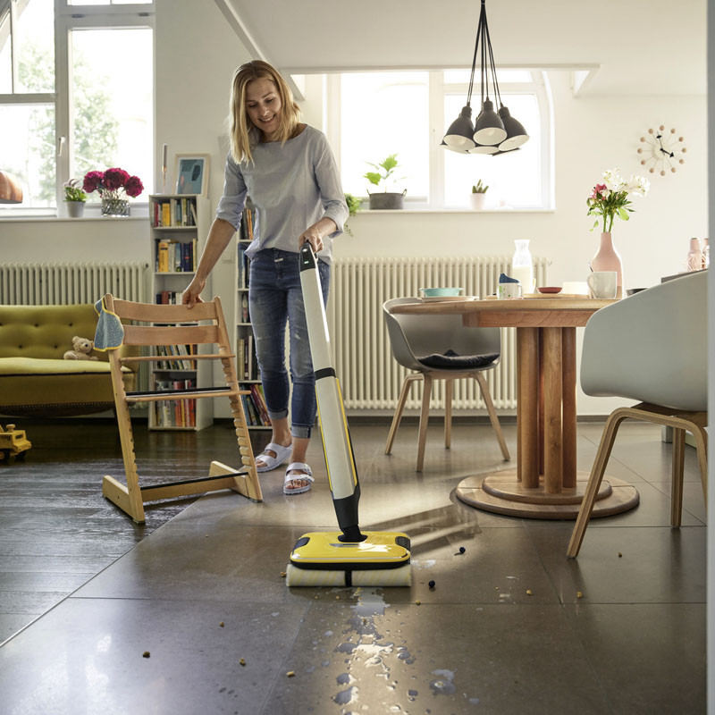 Nettoyeur de Sol Sans Fil Karcher FC7 Cordless Jaune