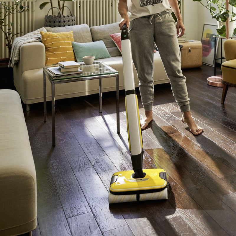 Nettoyeur de Sol Sans Fil Karcher FC7 Cordless Jaune