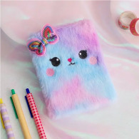 Bloc Notes En Peluche Kitty Papillon Couleur
