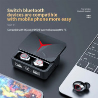 Écouteur Bluetooth M90 Pro Noir