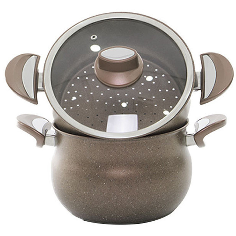 Couscoussier Diamond Granite 4.5 Litres Marron Couscoussier Diamond Granite 4.5 Litres Marron
