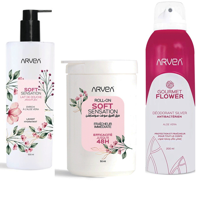 Pack Soin De Corps Arvea Pour Femme Pack Soin De Corps Arvea Pour Femme