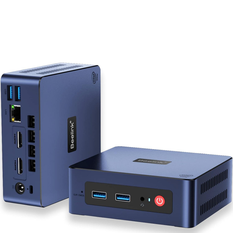 Mini PC Blackview Windows 11 - Intel Celeron N5095, 16 Go RAM, 512 Go SSD, 4K, WiFi, Bluetooth