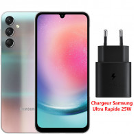Samsung Galaxy A24 4G 8Go 128Go Silver