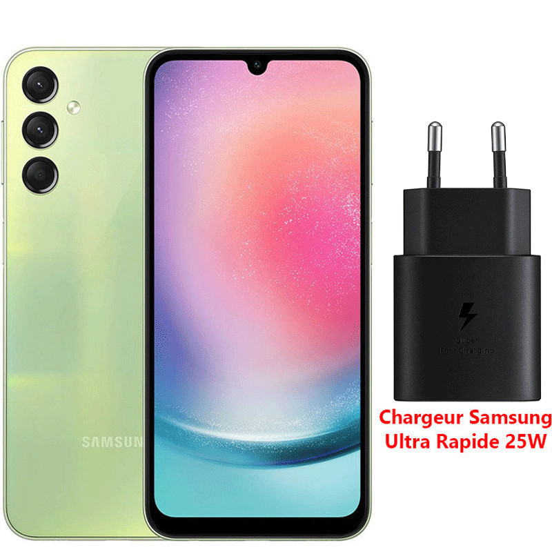 Samsung Galaxy A24 4G 8Go 128Go Vert Samsung Galaxy A24 4G 8Go 128Go Vert
