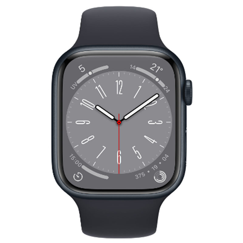 Smart Watch Apple Serie 8 GPS 45mm Midnight Prix Tunisie