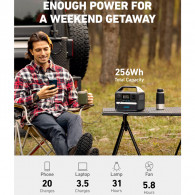 Station d'Alimentation Portable Anker A1720311 521 PowerHouse 256Wh 200W Noir