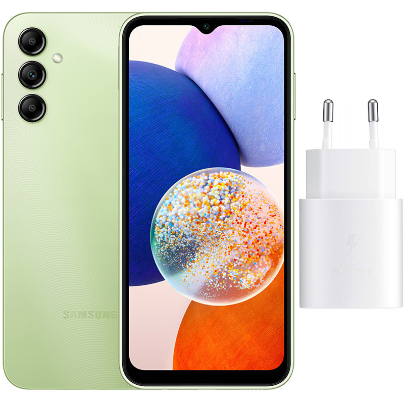 Smartphone Samsung Galaxy A14 4Go 128Go Vert Smartphone Samsung Galaxy A14 4Go 128Go Vert
