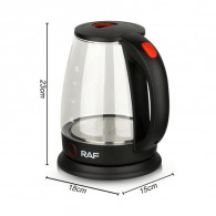Bouilloire Electrique Raf R.7841 1500W Noir en Tunisie
