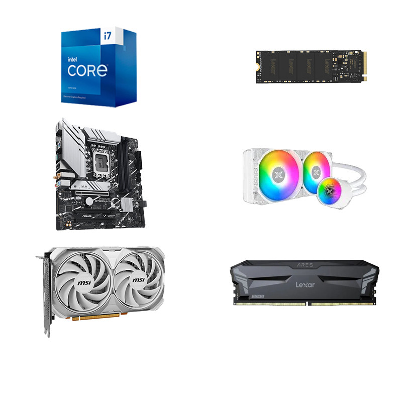 Pc Gamer Full White i7 13Gén 32Go 512Go SSD RTX 4060 White