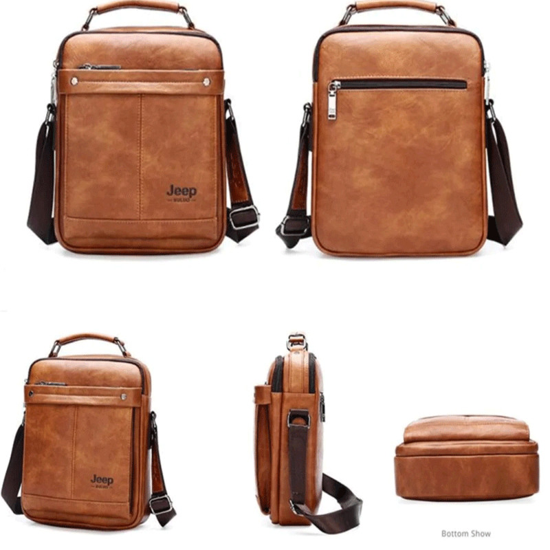 Sacoche Jeep J14 Pour Ordinateur Portable 15.6" Marron Clair en Tunisie