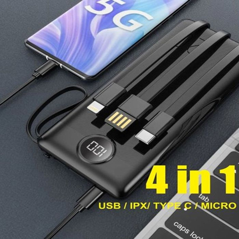 Power Bank Aspor A300 10 000 mAh Noir en Tunisie