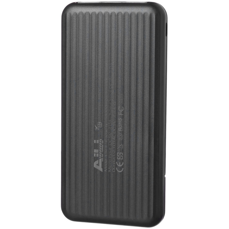 Power Bank Aspor A323 10 000 mAh Noir en Tunisie