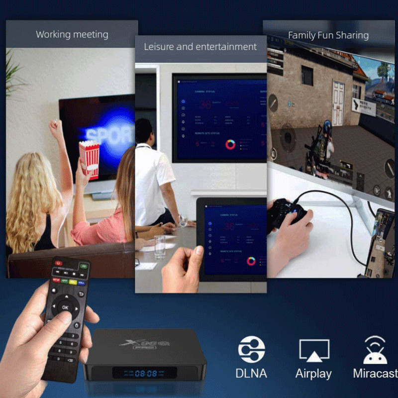 Box Android TV X96Q 4Go 32Go Pro + 12 Mois IPTV