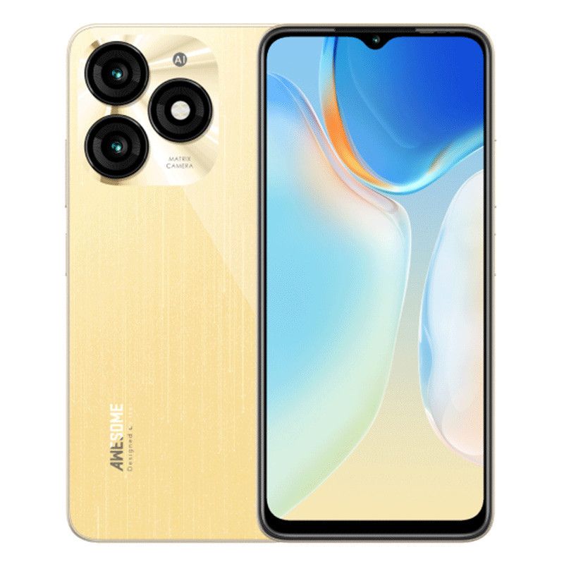 Smartphone Itel  A70 4Go 64Go Gold en Tunisie