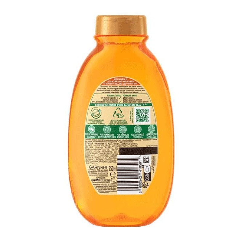 Shampooing Ultra Doux Merveilleux Nourrissant Argan & Camélia en Tunisie