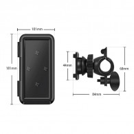 Support De Téléphone Pour Moto Noir en Tunisie