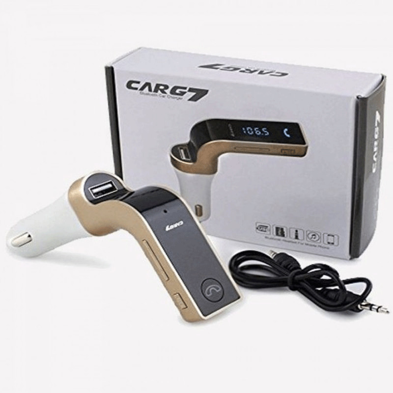 Chargeur Voiture 4En1 MP3 Bluetooth Transmetteur FM Noir en Tunisie