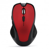 Souris Optique Sans Fil Rouge en Tunisie