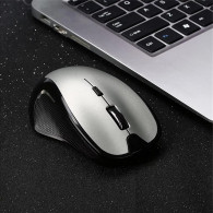 Souris Optique Sans Fil Gris en Tunisie