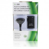 Pack Adaptateur & Batterie Rechargeable pour X-BOX 360 Noir en Tunisie Pack Adaptateur & Batterie Rechargeable pour X-BOX 360 Noir en Tunisie