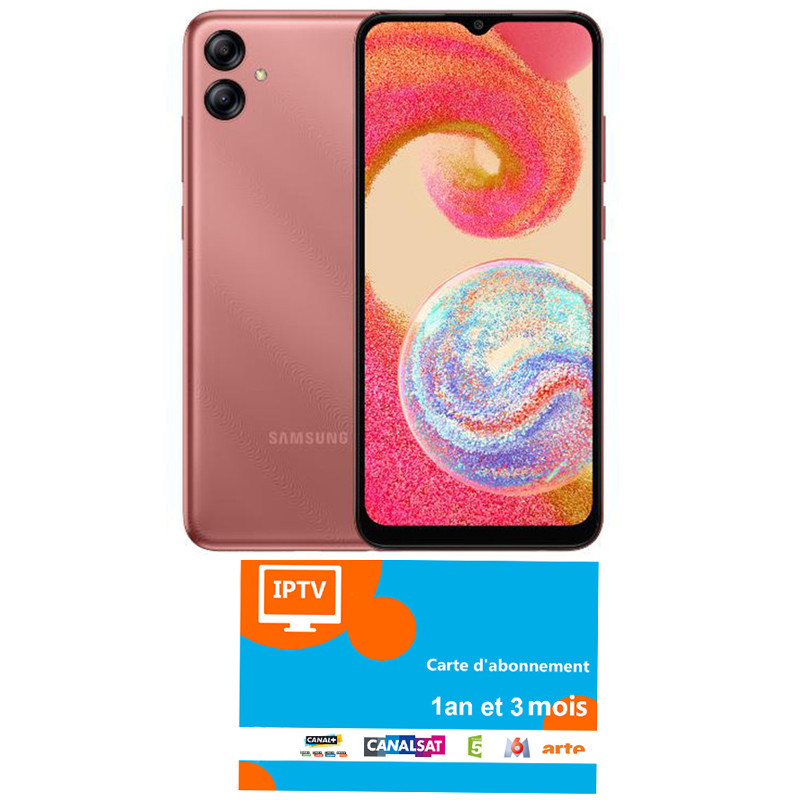 Smartphone Samsung Galaxy A04e 3Go 64Go Cuivre en Tunisie Smartphone Samsung Galaxy A04e 3Go 64Go Cuivre en Tunisie