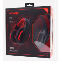 Micro Casque kOMC G311 2 Jack + USB LED Rouge en Tunisie
