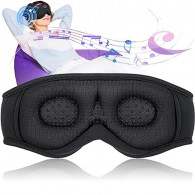 Masque de sommeil Casque musique Bluetooth Noir en Tunisie