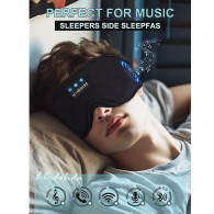 Masque de sommeil Casque musique Bluetooth Noir en Tunisie