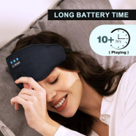 Masque de sommeil Casque musique Bluetooth Noir en Tunisie