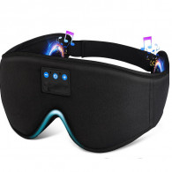 Masque de sommeil avec Ecouteur Bluetooth Noir en Tunisie