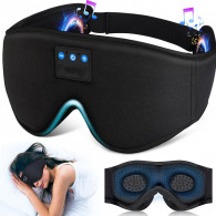 Masque de sommeil avec Ecouteur Bluetooth Noir en Tunisie