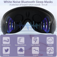 Masque de Sommeil avec Ecouteur Bluetooth Gris en Tunisie