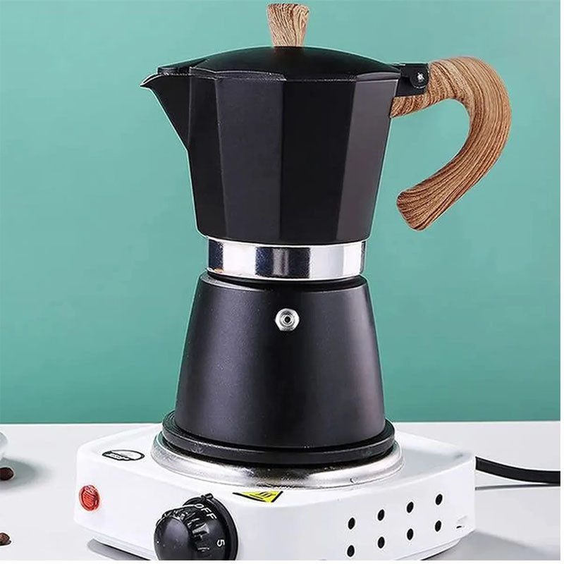 Cafetière Turque Moka Expresso 300 ml Noir en Tunisie