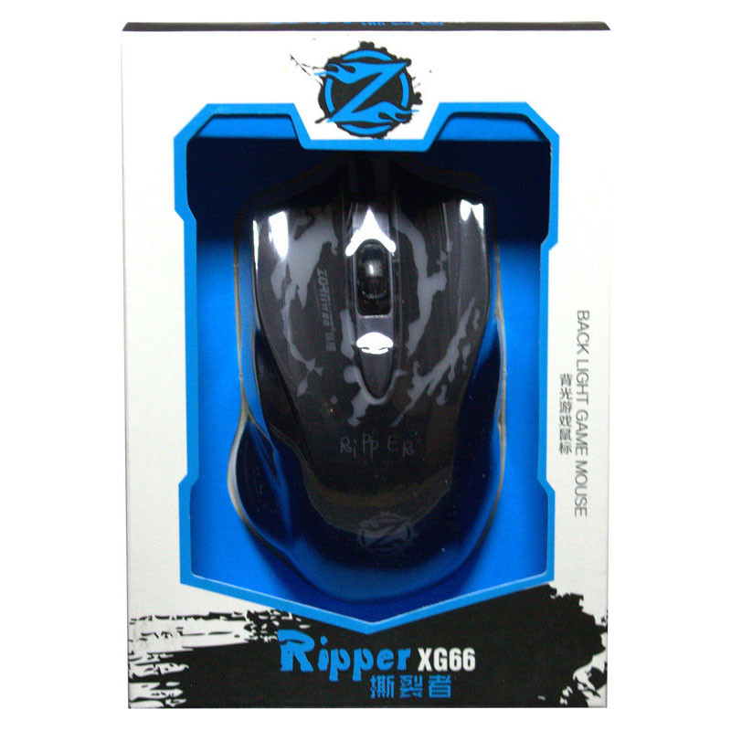 Souris Gamer Zornwee Ripper XG66 Noir en Tunisie