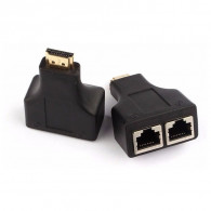 Adaptateur HDMI Vers RJ45 Extender Noir