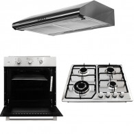 Pack Électroménager Star One : Hotte Casquette + Four Électrique Encastrable + Plaque De Cuisson Inox en Tunisie Pack Électroménager Star One : Hotte Casquette + Four Électrique Encastrable + Plaque De Cuisson Inox en Tunisie