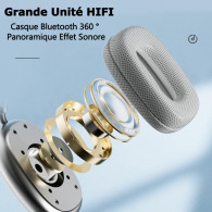 Casque Sans Fil P9 Bluetooth Avec Emplacement Carte Mémoire Gold en Tunisie Casque Sans Fil P9 Bluetooth Avec Emplacement Carte Mémoire Gold en Tunisie