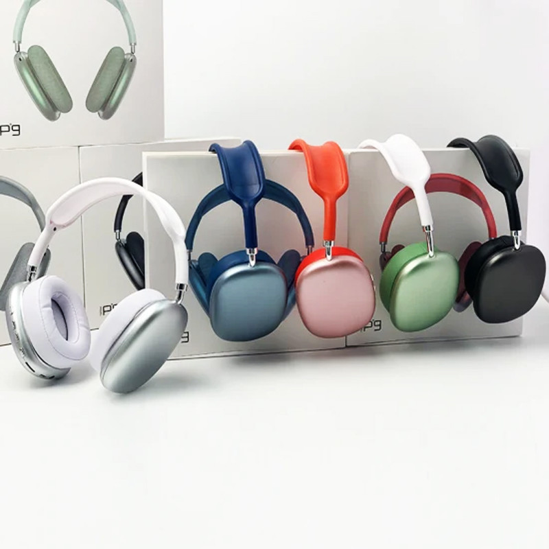 Casque Sans Fil P9 Bluetooth Avec Emplacement Carte Mémoire Gold en Tunisie