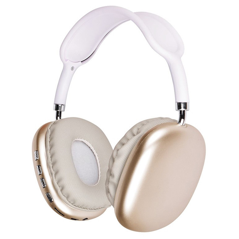 Casque Sans Fil P9 Bluetooth Avec Emplacement Carte Mémoire Gold Casque Sans Fil P9 Bluetooth Avec Emplacement Carte Mémoire Gold