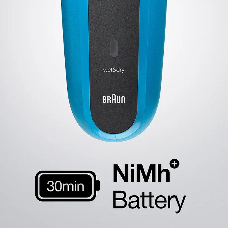 Rasoir Rechargeable Braun Série 3 310BT Shave & Style Bleu en Tunisie