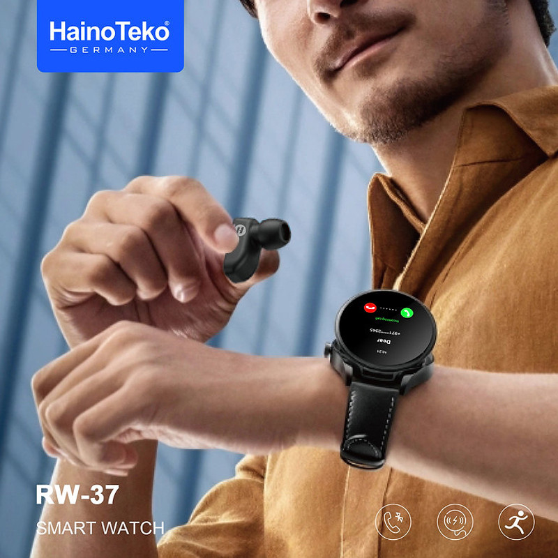 Montre Connectée Haino Teko RW37 Noir en Tunisie