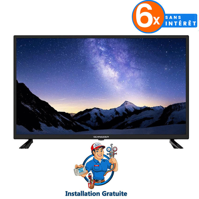 TV Schneider 32" HD Avec Répéteur Intégré Noir (SC-32HDTV) en Tunisie TV Schneider 32" HD Avec Répéteur Intégré Noir (SC-32HDTV) en Tunisie