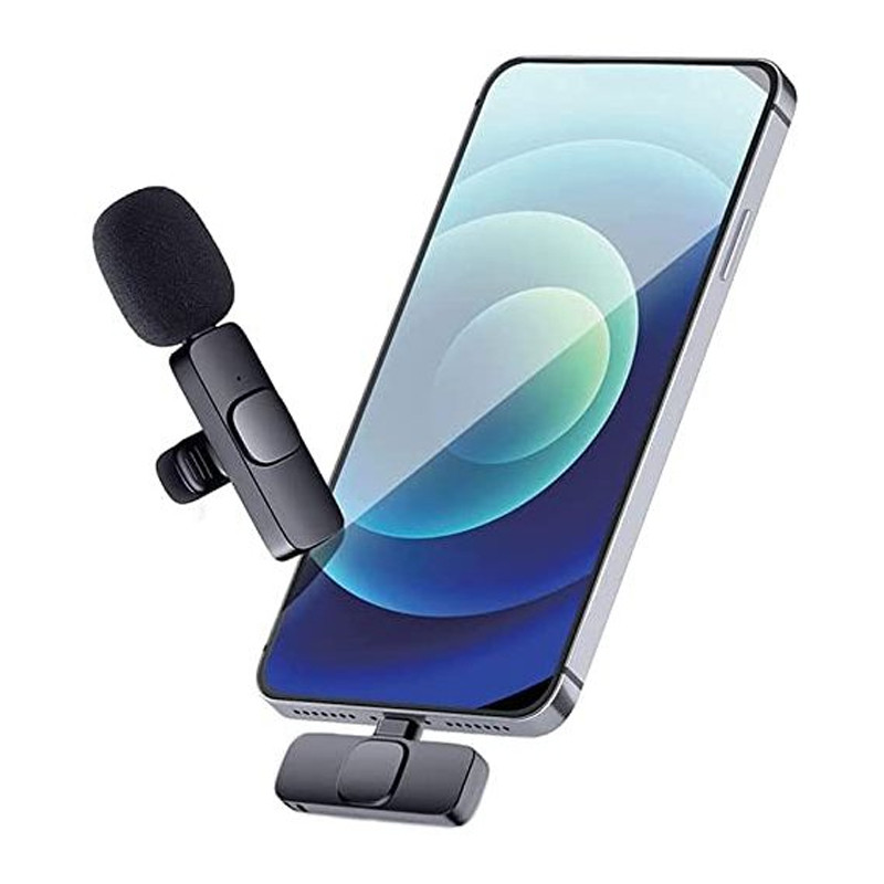Micro Cravate Sans Fil MOVO NanoMic Pour IPhone - Double émetteur Lightning - Qualité Studio 16 Bits/48 KHz - Portée 100 M