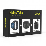 Montre Connectée Haino Teko GP 20 + Ecouteurs + Enceinte Noir