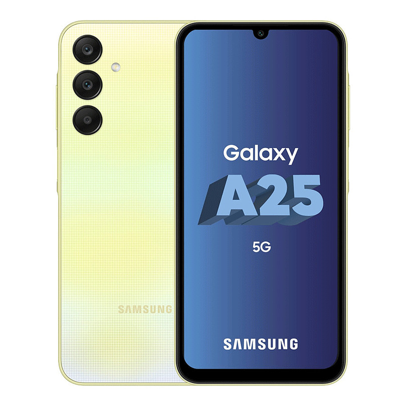 Samsung Galaxy A25 6Go 128Go Jaune en Tunisie