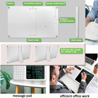 Calculatrice et Tablette D'écriture Grand Modèle Blanc en Tunisie