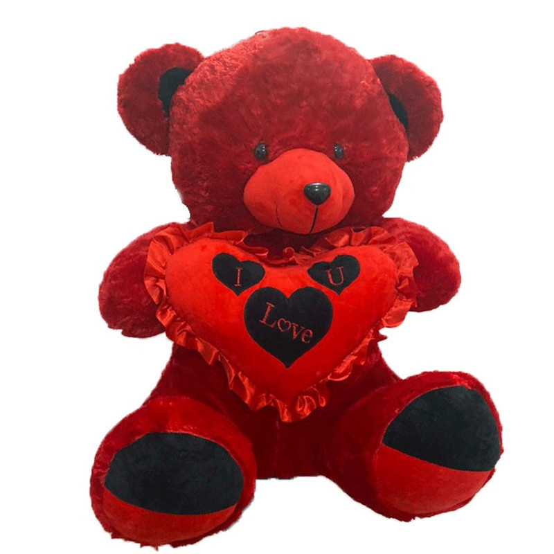 Peluche Ours 70 Cm Rouge en Tunisie Peluche Ours 70 Cm Rouge en Tunisie