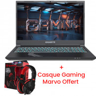 Pc Portable Gamer Gigabyte G5 MF i5 12Gén 8Go 512Go SSD Noir en Tunisie