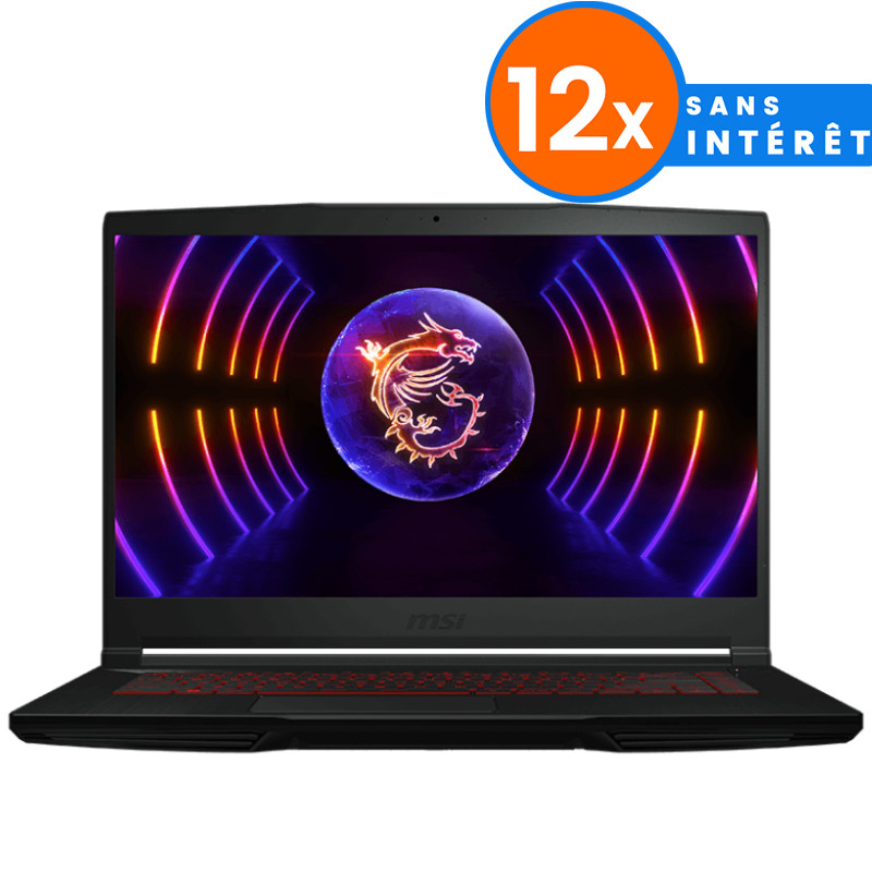Pc Portable MSI Gaming Thin GF63 i5 12Gén 32Go 512Go SSD RTX 4060 8Go en Tunisie Pc Portable MSI Gaming Thin GF63 i5 12Gén 32Go 512Go SSD RTX 4060 8Go en Tunisie